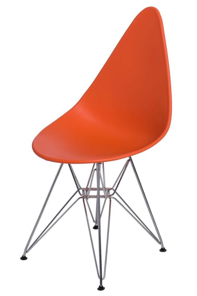 Fernity Oranžová stolička Rush DSR